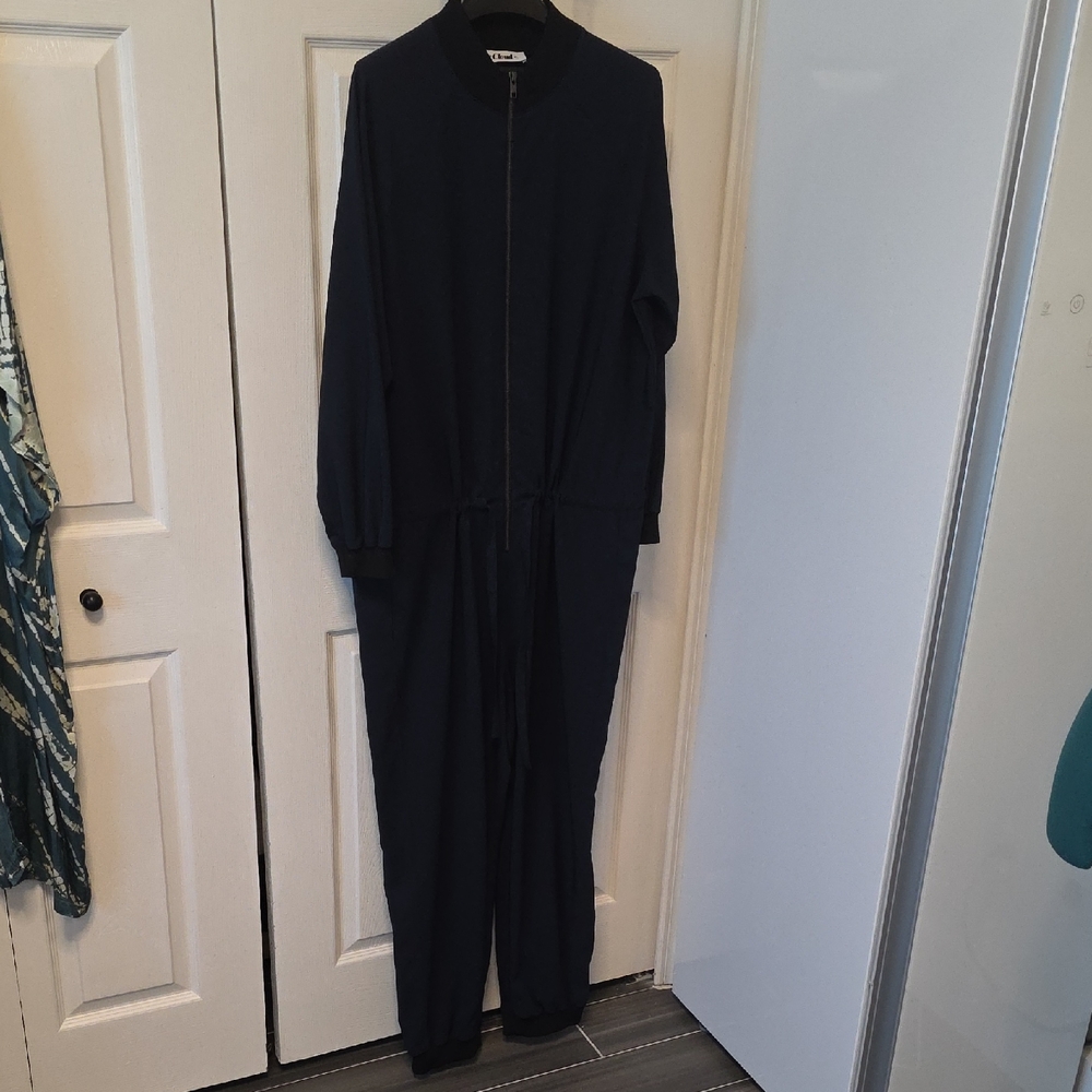 Le Cloud Amy Schumers Line Women's Navy Jumpsuit XL